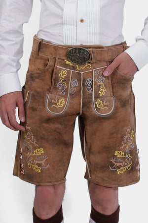 Traditional embroidered Lederhosen Gerd Muller