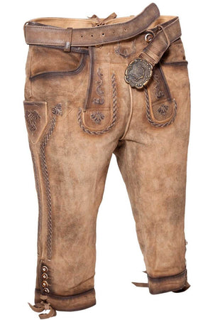 Knee length Bundhosen Johann in tobacco