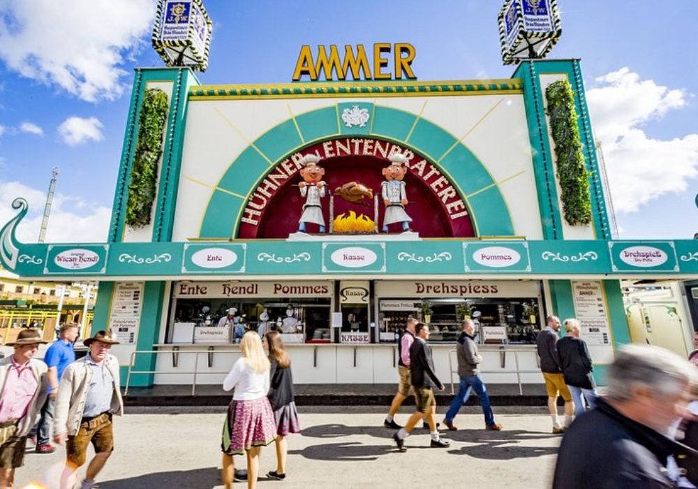 Ammer Hühner und Entenbraterei Tent