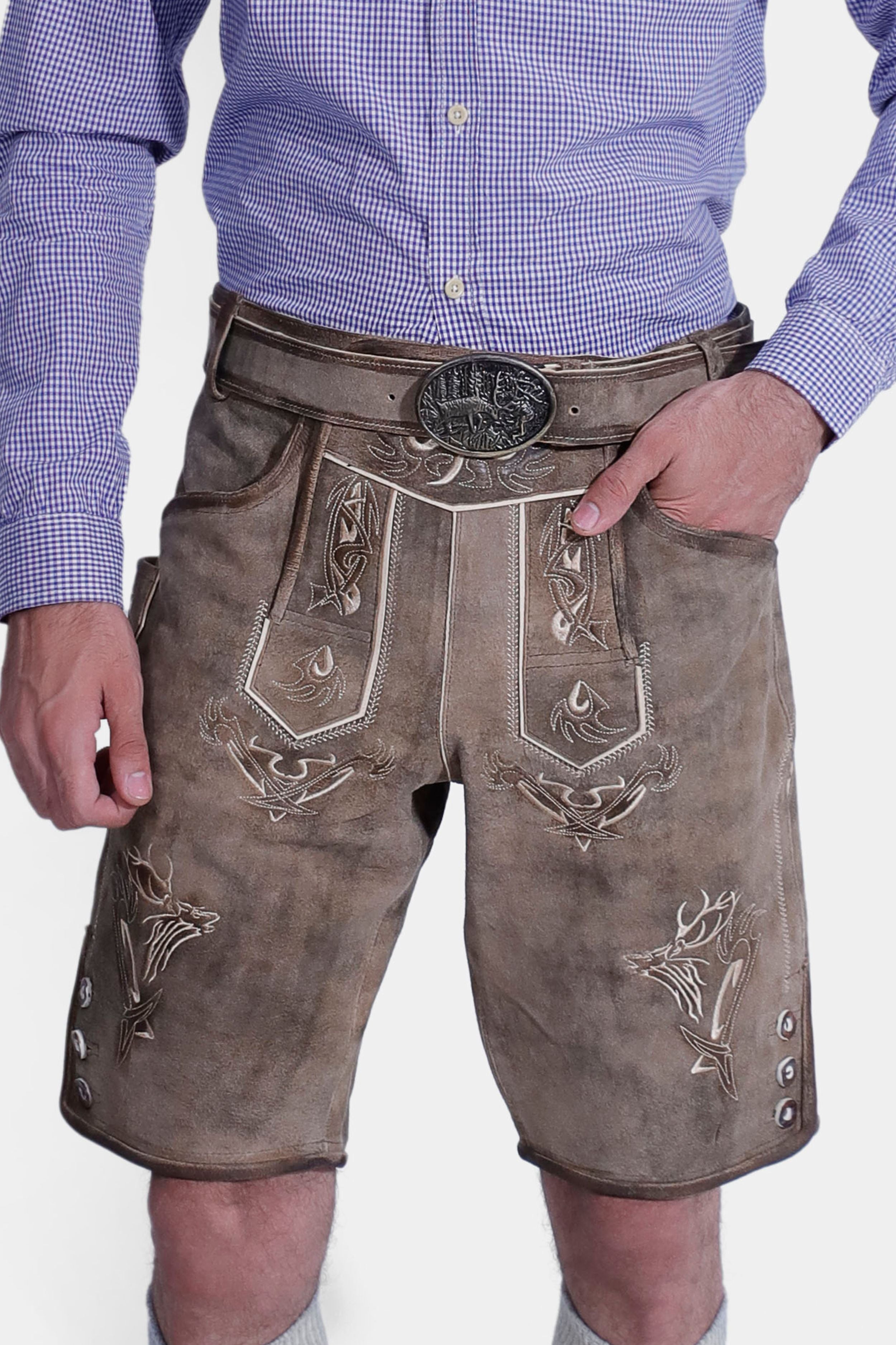 Alpine Adventure Chiemsee Lederhosen Oktoberfest Shorts