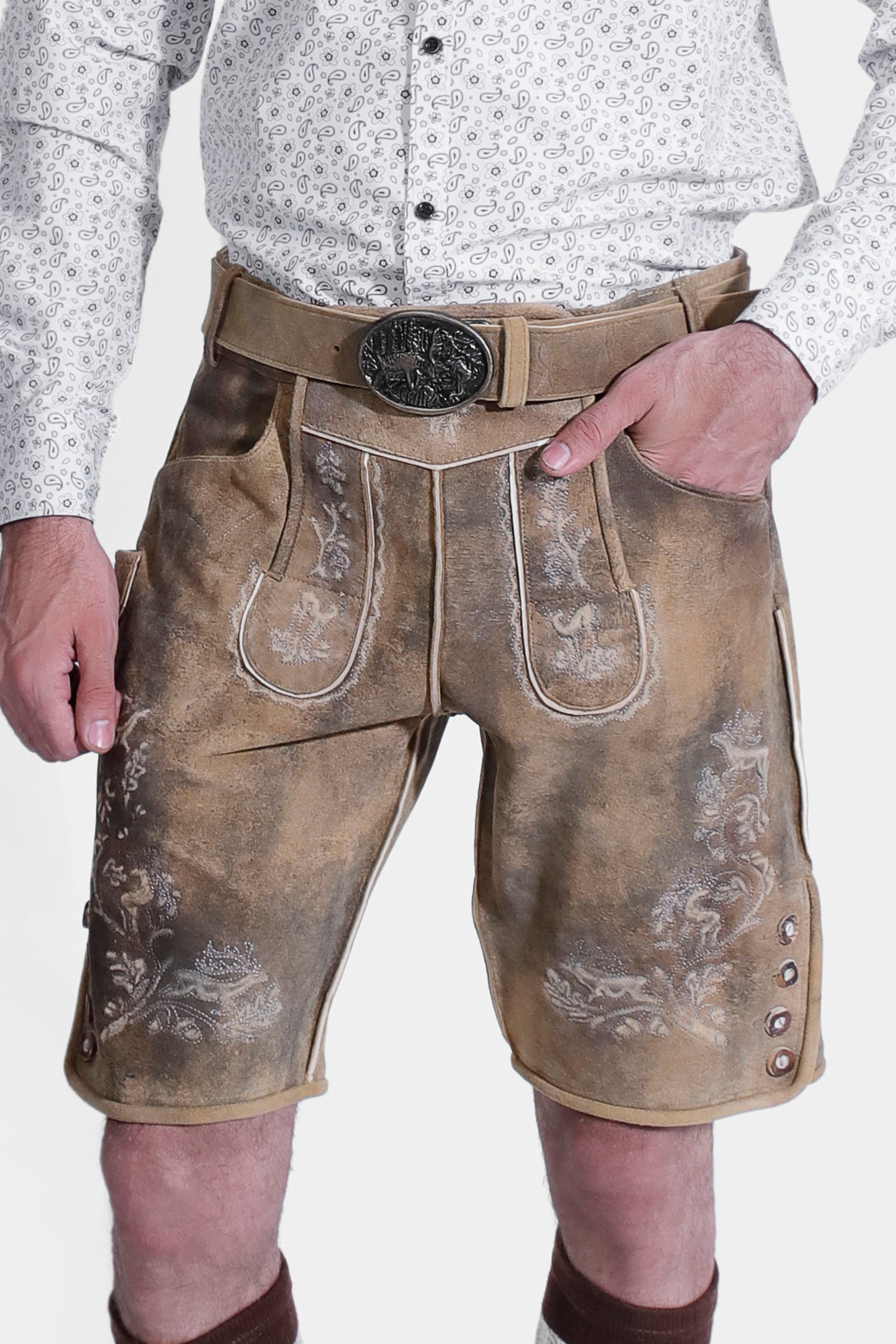 Ammersee Royal Traditional German Leather Shorts