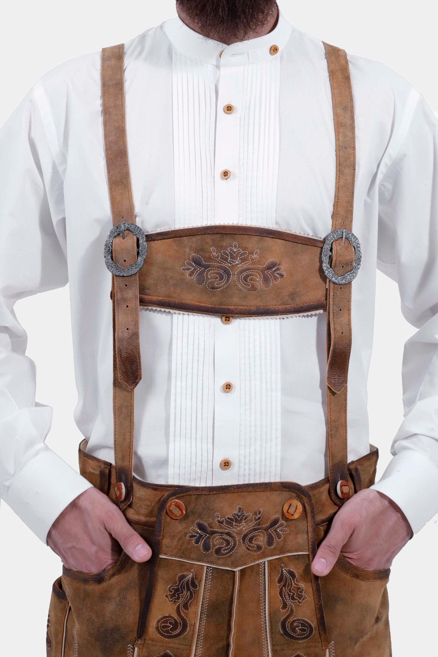 Arnold Mens Lederhosen Suspender
