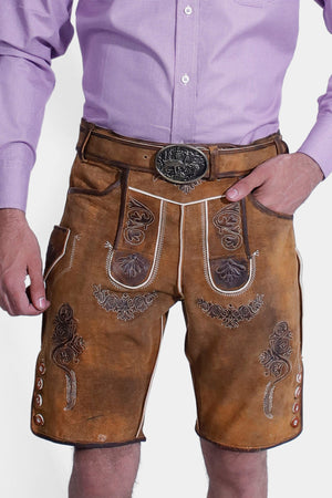 Traditional Mens Bavarian Lederhosen Brecht Classic