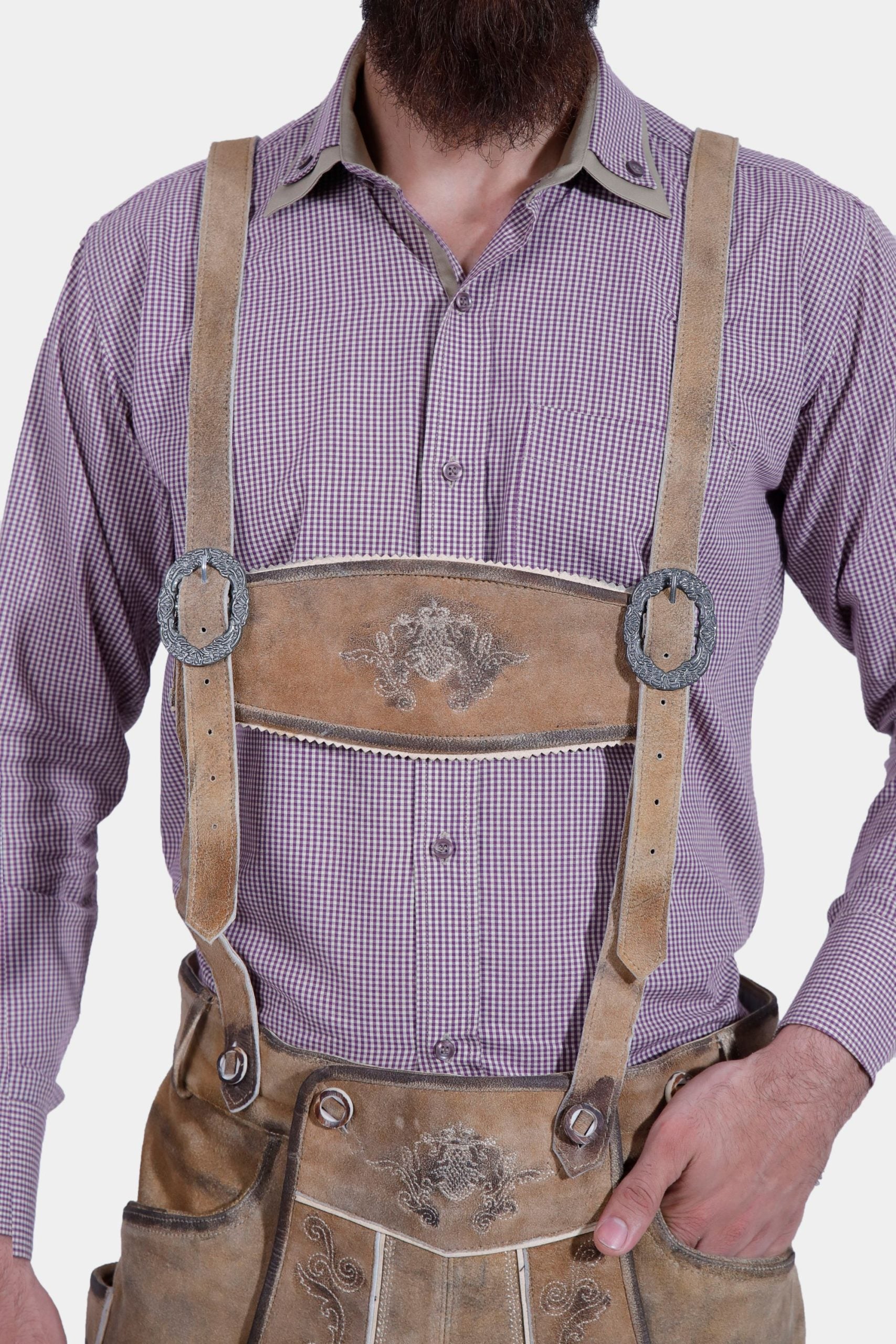 Chiemsee Castle Elite Lederhosen Suspender