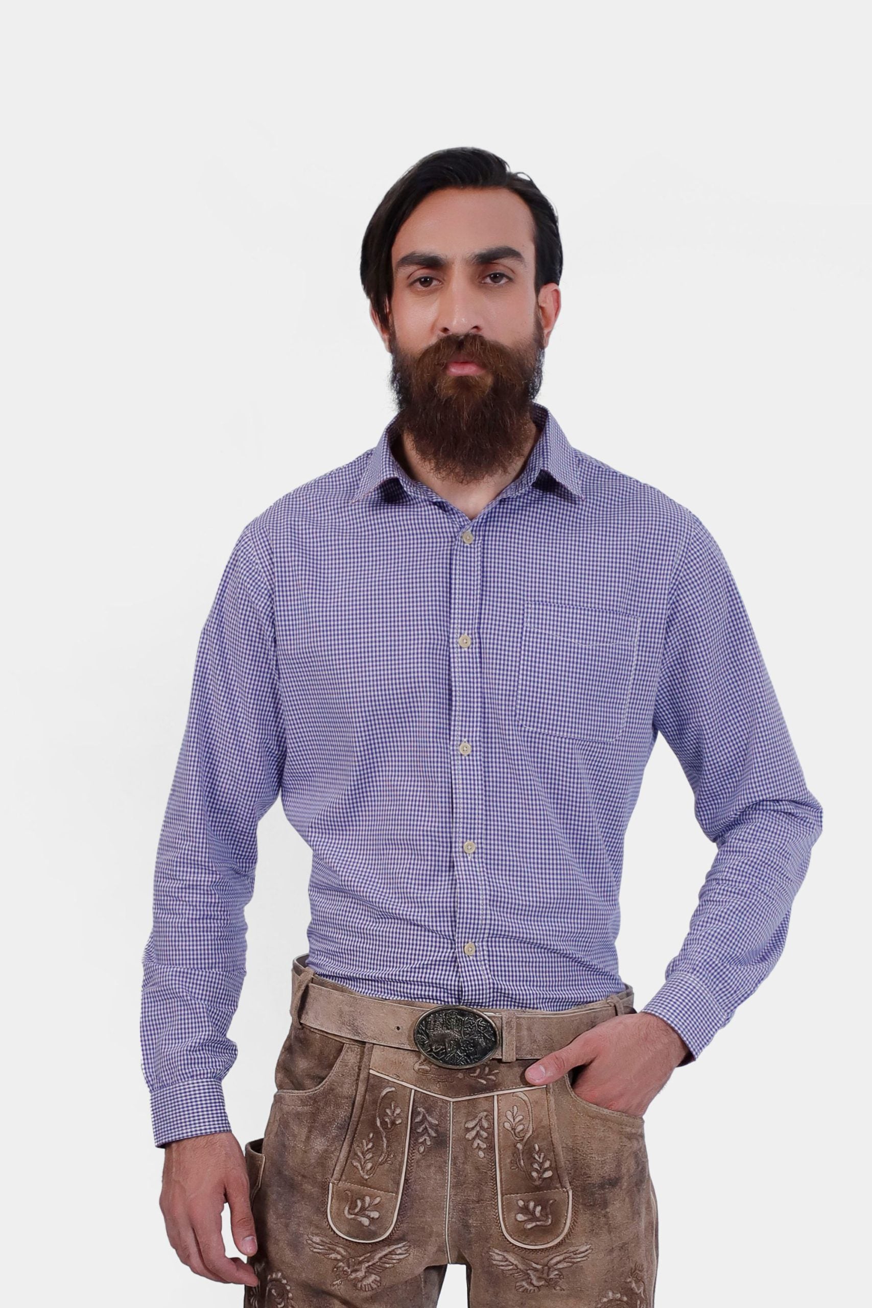 Christian Friedel Lederhosen Shirt