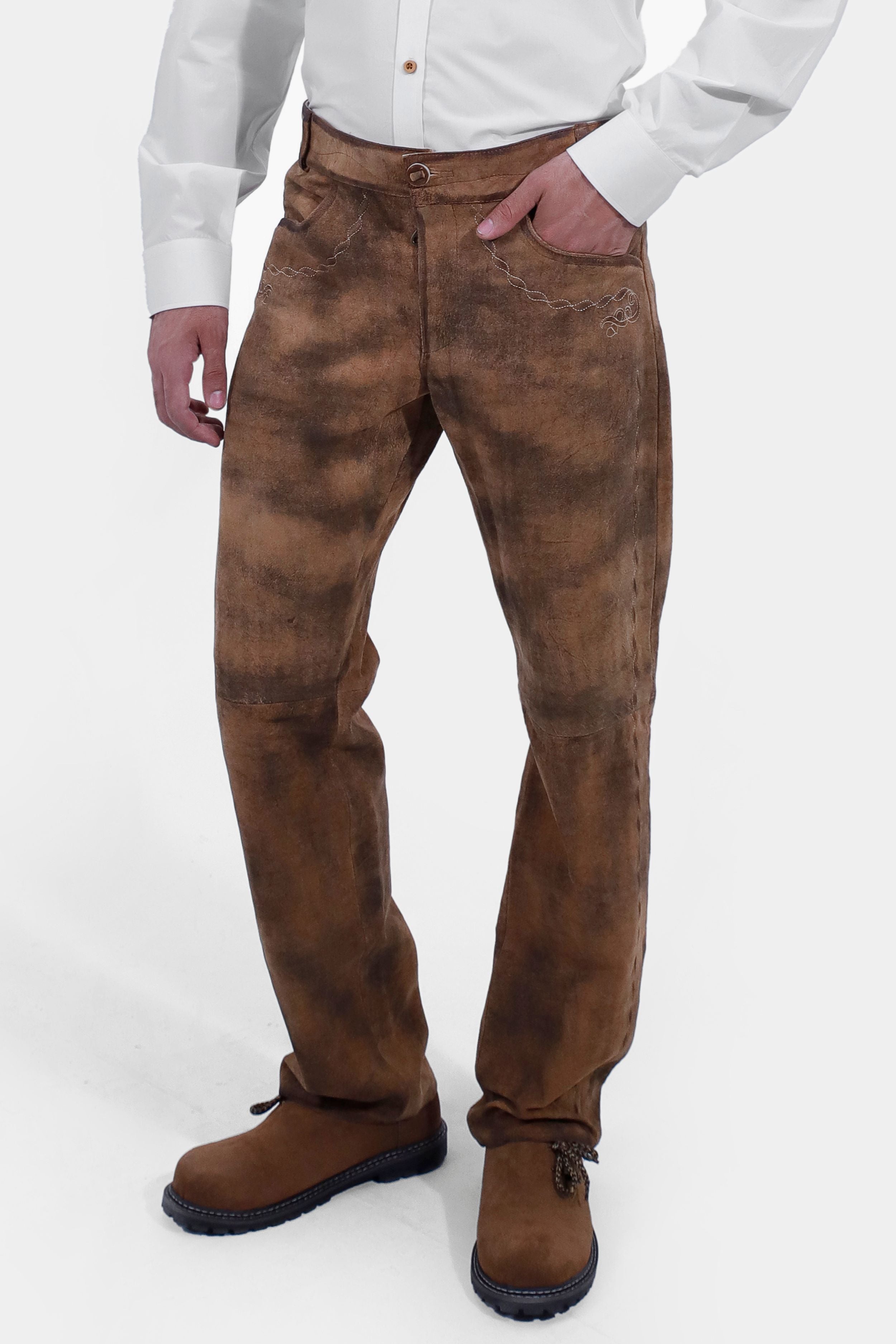 Dennis Schröder Long Lederhosen Pants