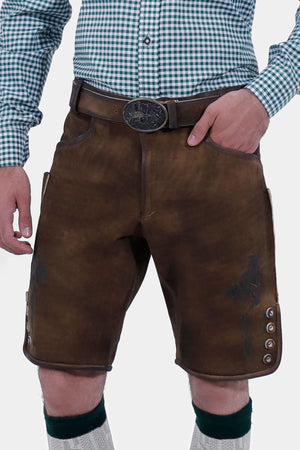 Geneva German Short Lederhosen for Men