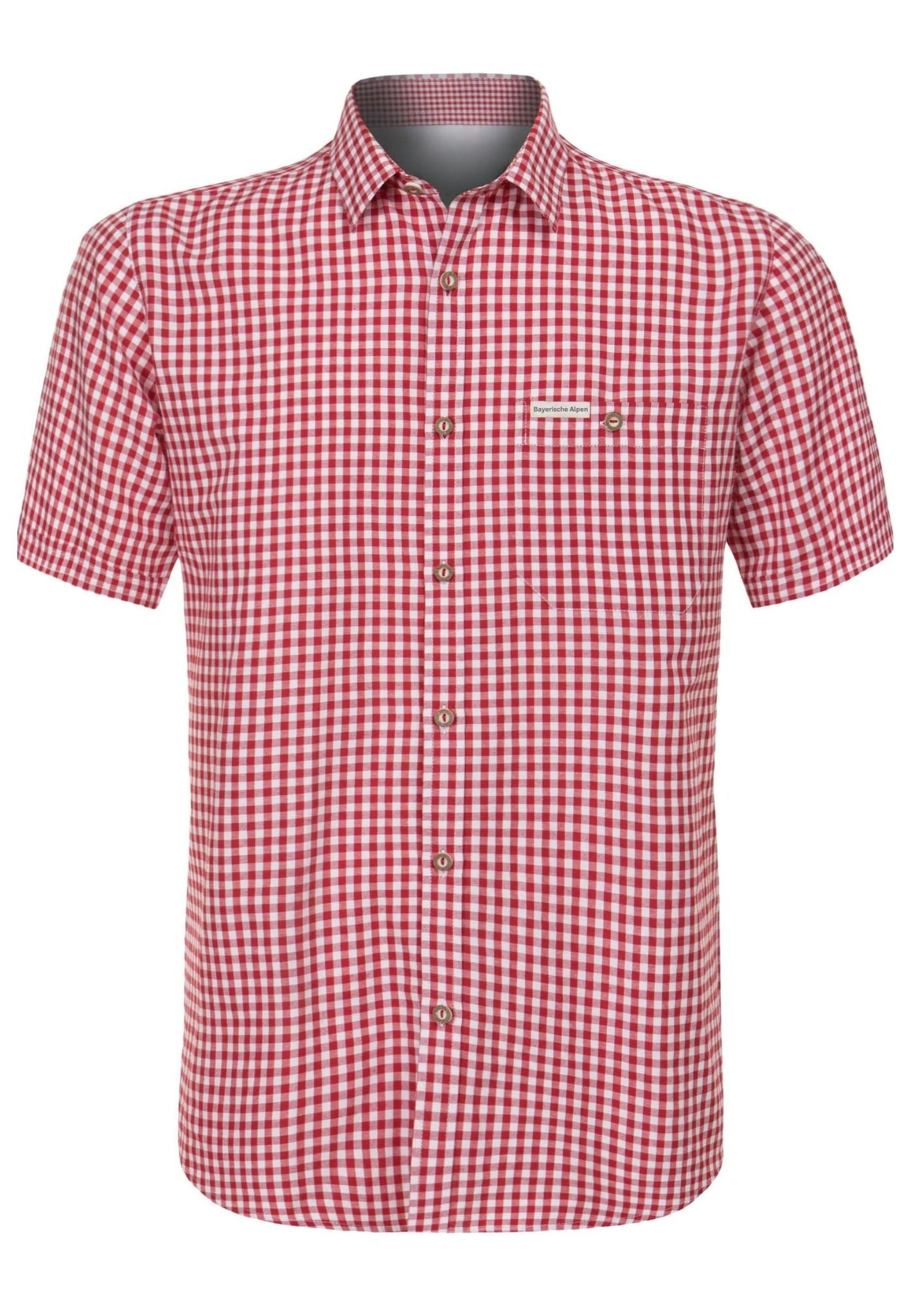 Jefferson Red Checkered Sleeveless Shirt for Warm Days
