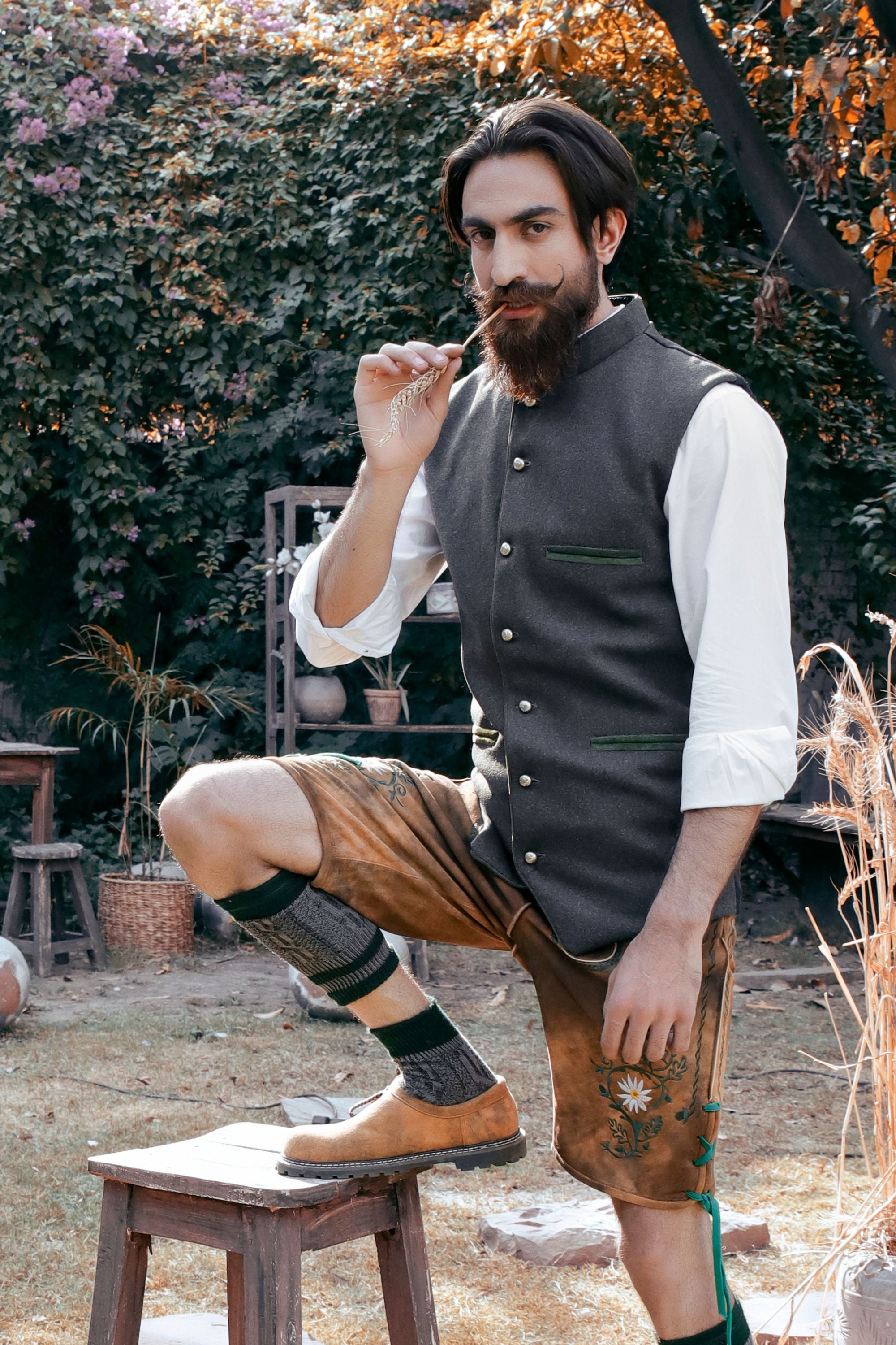 Josh Peck Trachten Vest