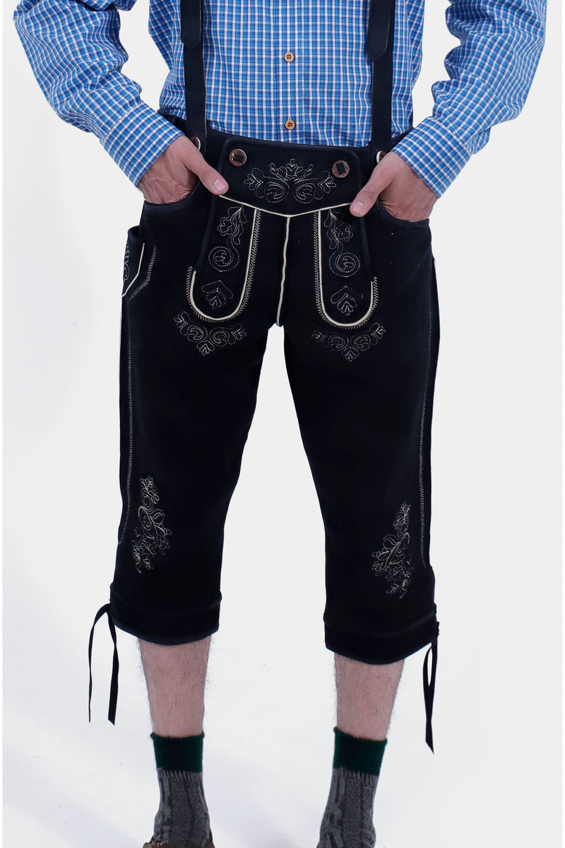 Bavarian Trachten accessories including knee-length bundhosen