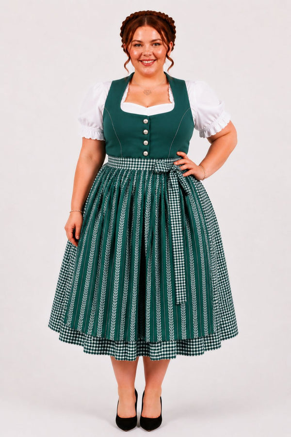 long dirndl dress plus size Plus-Size Dirndl | Übergröße Dirndl