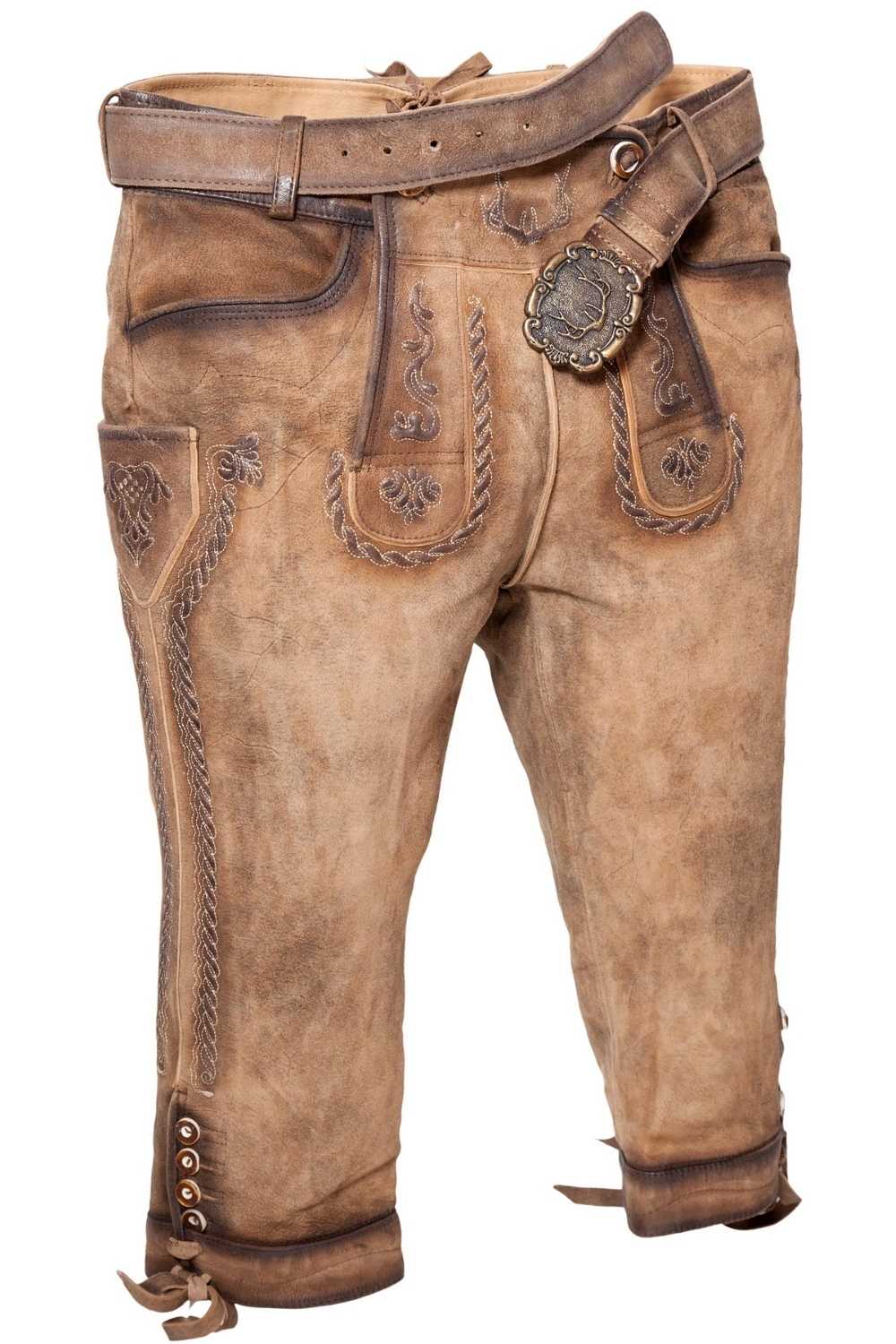 Knee length Bundhosen Johann in tobacco