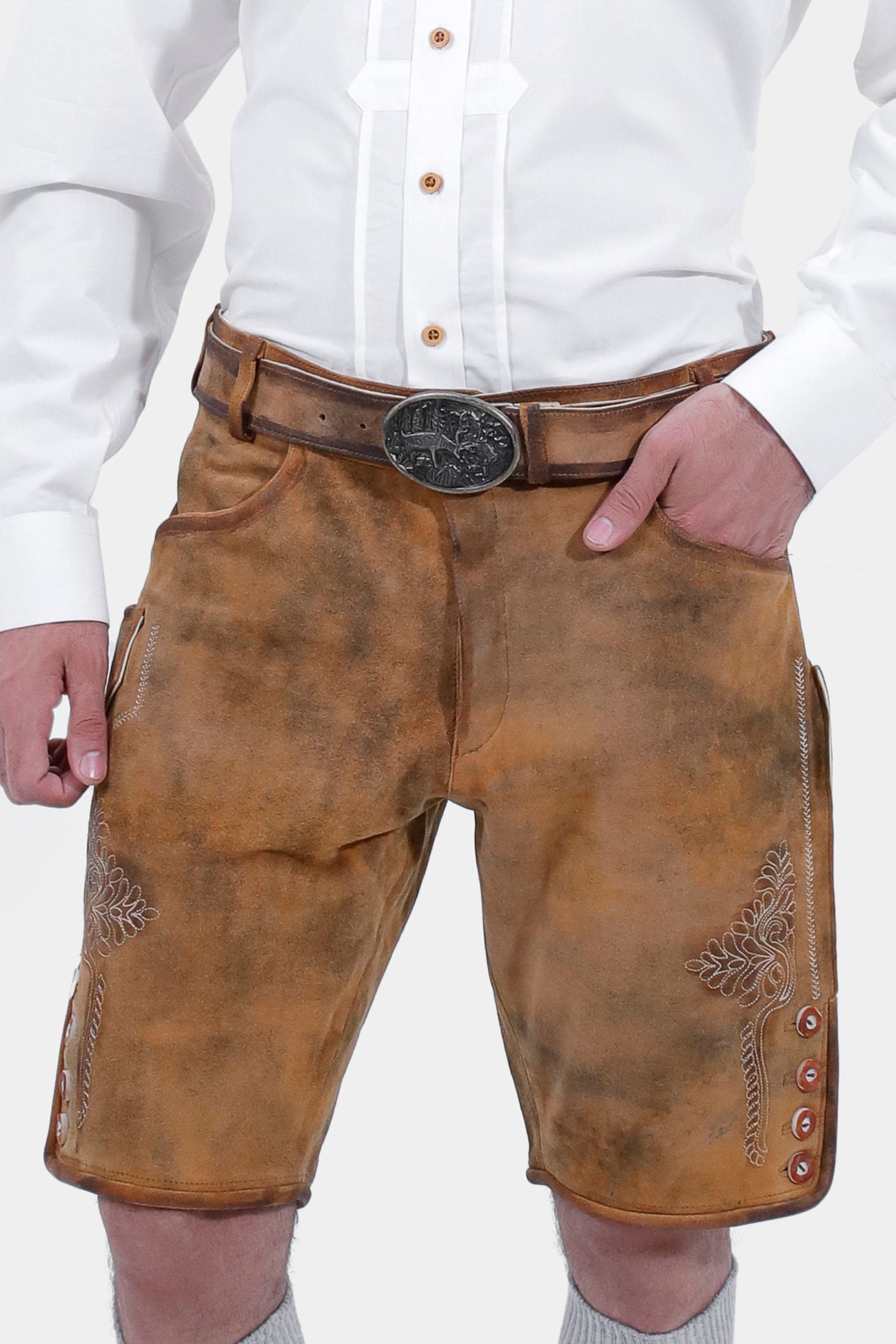 Riegsee Alpine Lederhosen Shorts