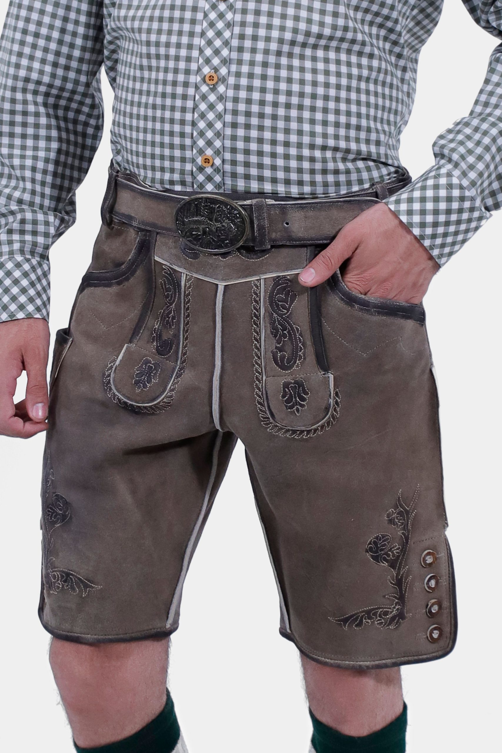 Bavarian Woodland Lederhosen for Men