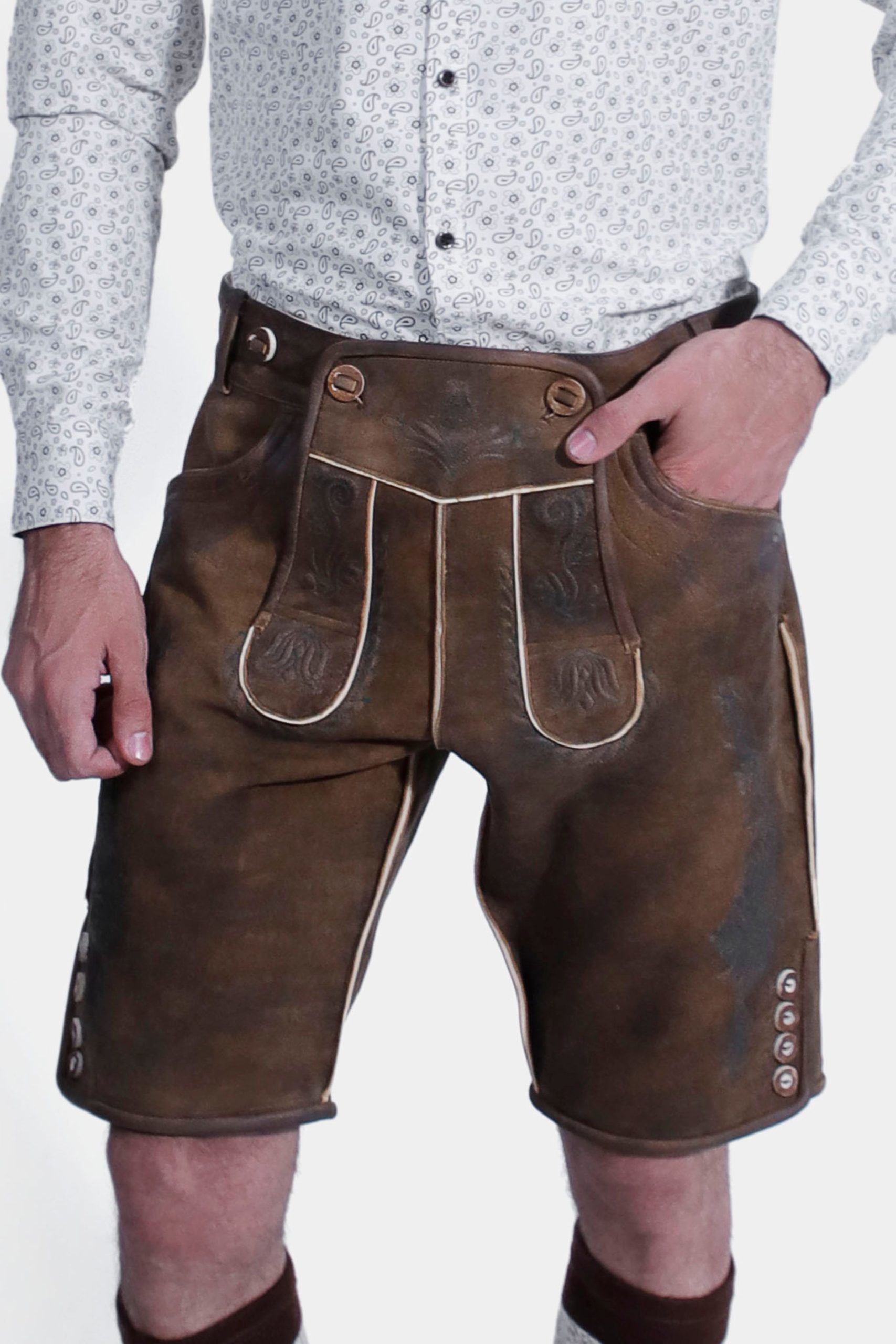 Lechfall Legend Authentic Mens Lederhosen