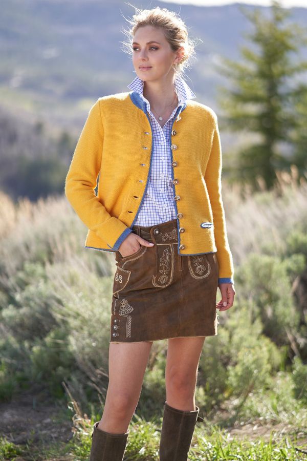 Trachten Leather Skirts Authentic and Stylish | Bayerische Alpen™