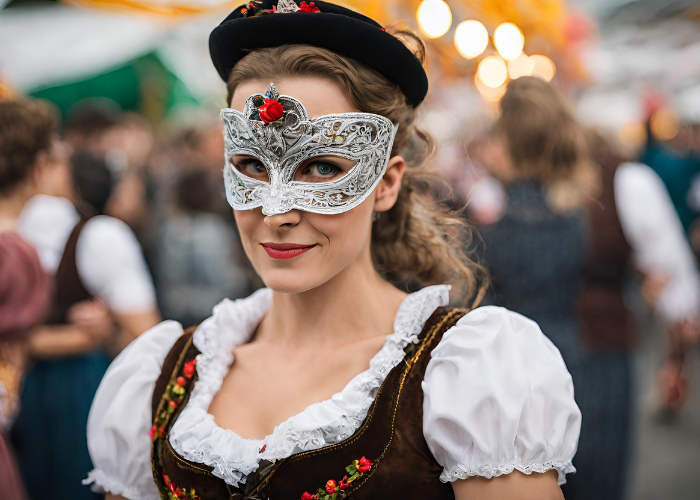 bavarian attire at mardi gras