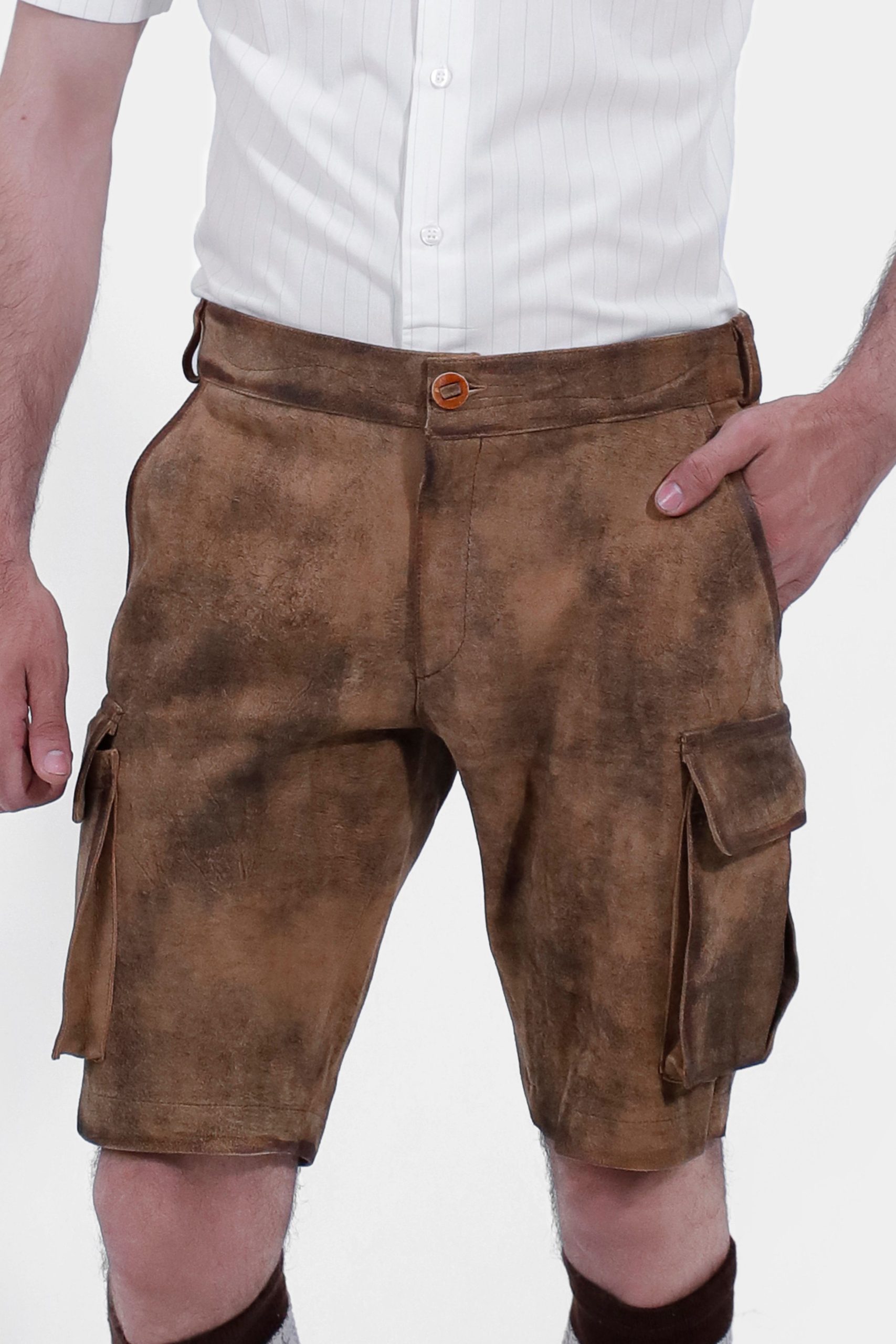 Kant Cargo leather lederhosen shorts for all fest | Bayerische Alpen